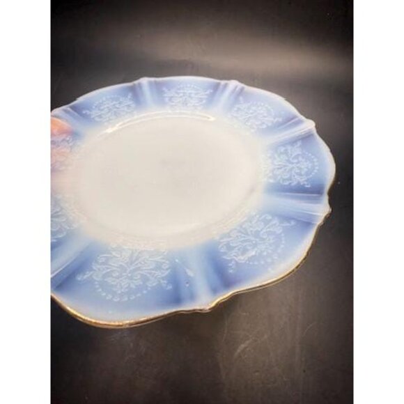 MacBeth-Evans "American Sweetheart" Monax W/ Gold Trim Depression Glass 6 1/2" S - Picture 3 of 6